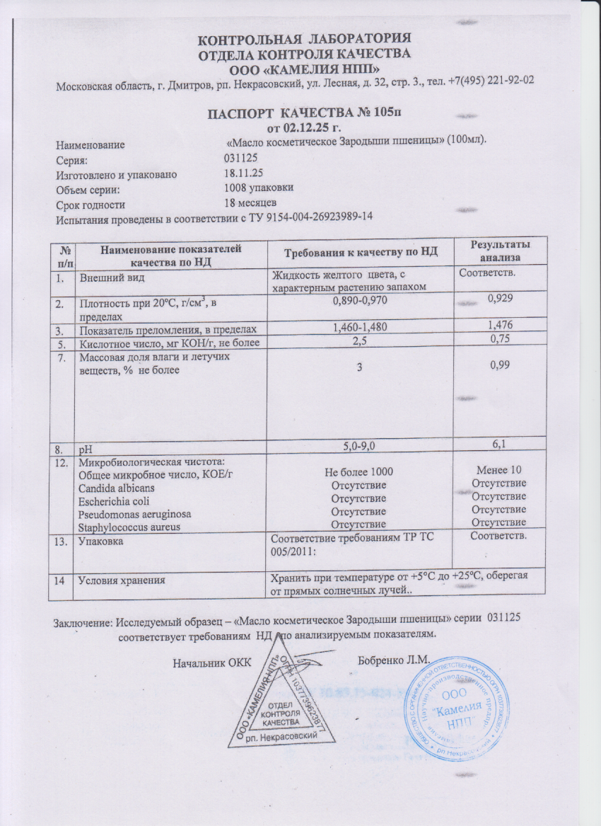 Паспорт №112025